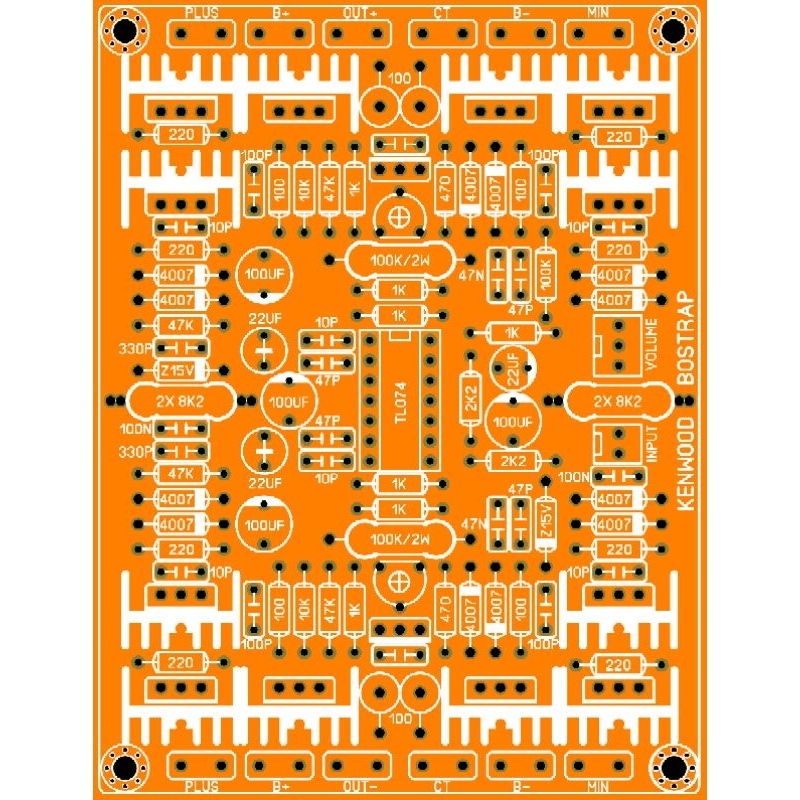 PCB BTL Kenwood Bostrap