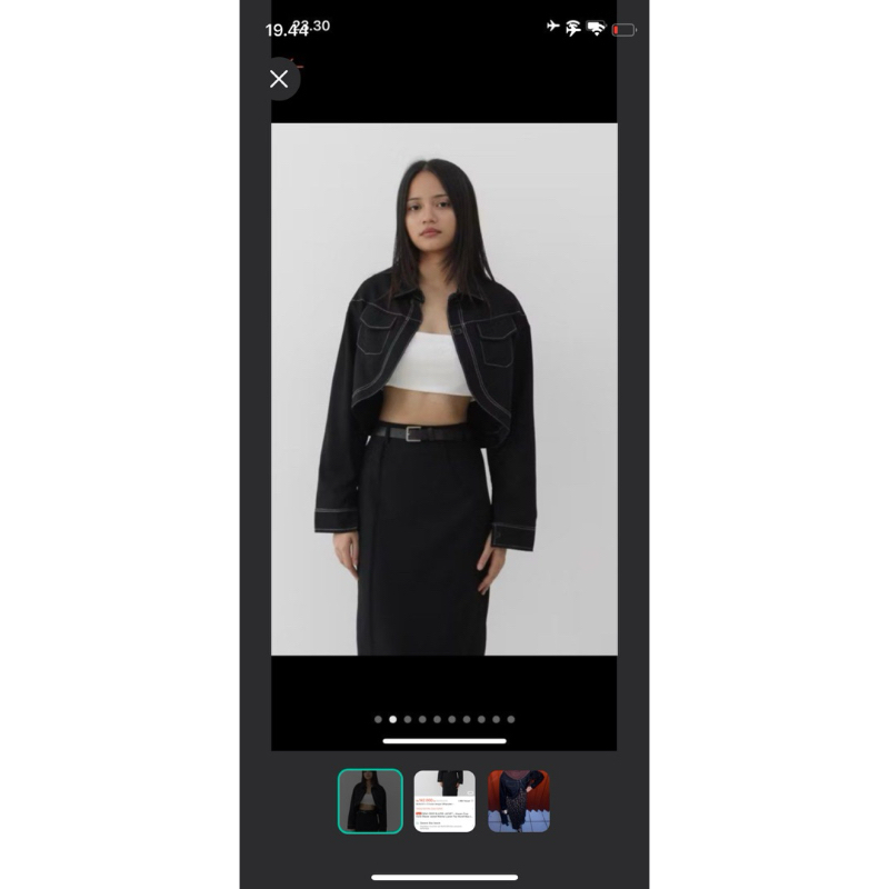 crop blazer (preloved)