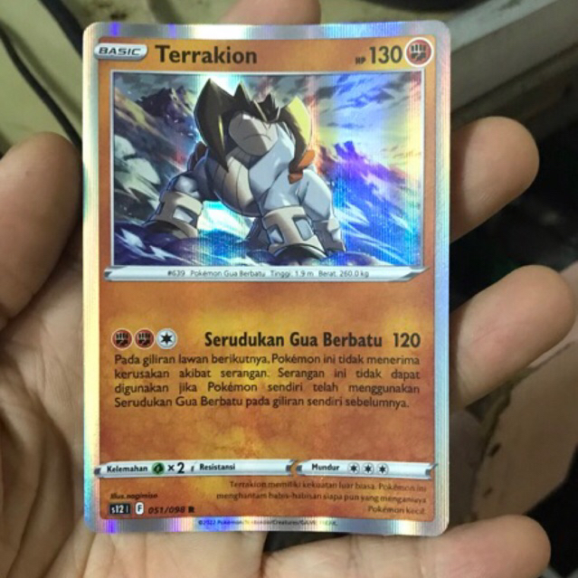 TERRAKION KARTU LANGKA POKEMON PROMO