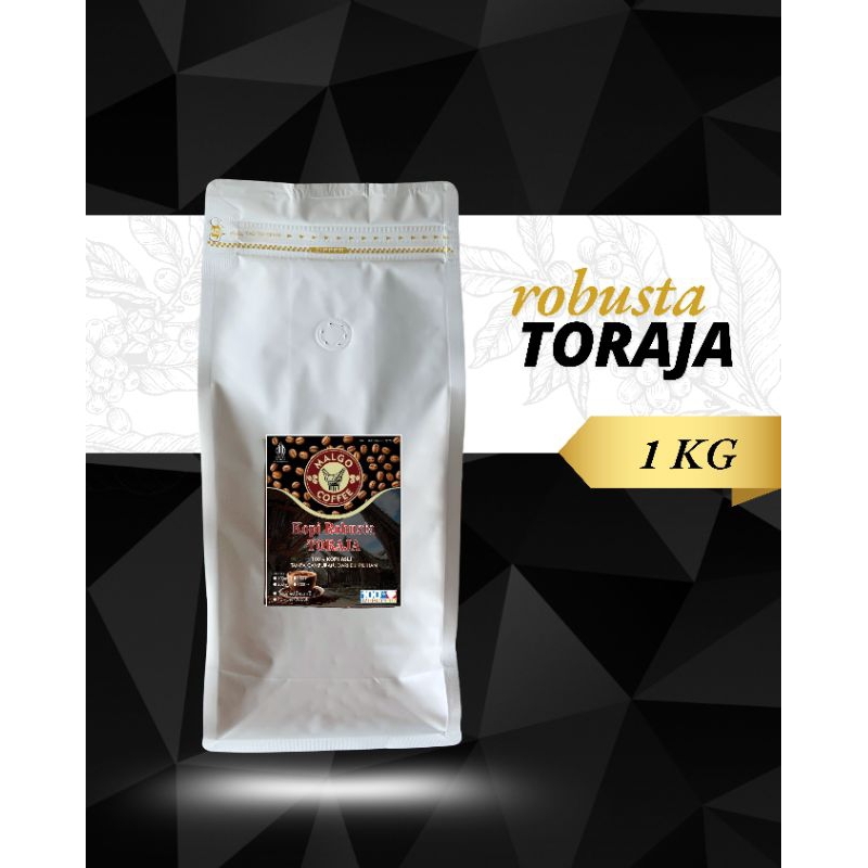 

MALGO Kopi Robusta Toraja Premium Coffee 1 KG Kopi Bubuk / Kopi Biji For Kopi Susu Super