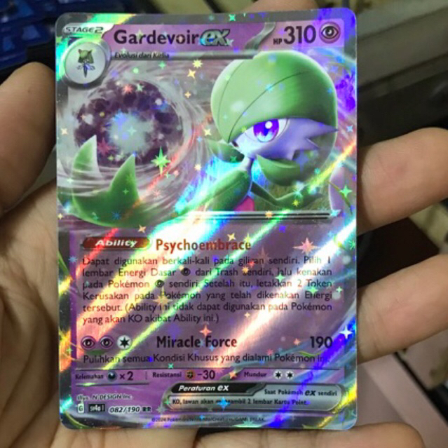 GARDEVOIR EX KARTU RARE POKEMON INDONESIA