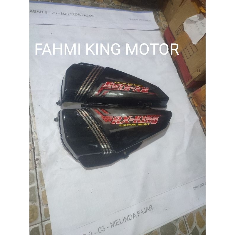 COVER BOK DOP AKI OLSAM RXKING RX KING LIST 2004 MERAH GRES BARU COPY ORIGINAL