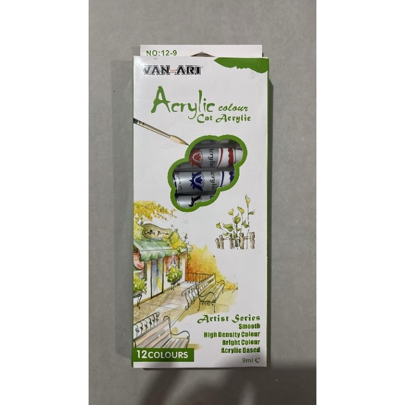 

Cat Acrylic Van-art isi 12 warna