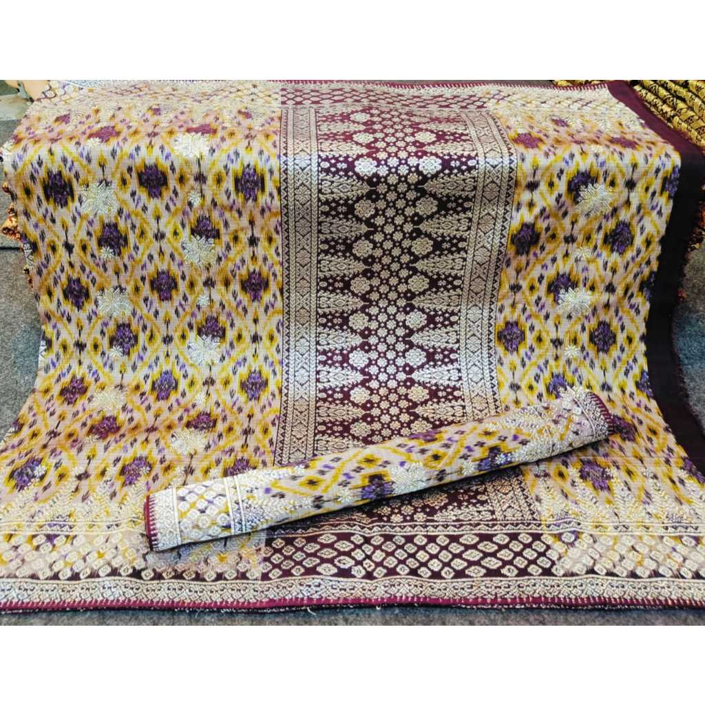 Limar antik songket palembang mewah kain tenun tradisional