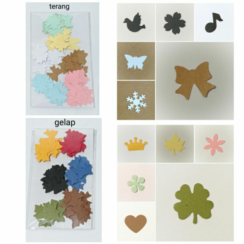 

(min.order ditoko ini 10.000) (102 pcs) Die cut paper for scrapbook/jurnal/hiasan mahar/hiasan aesthetic/decor jurnal