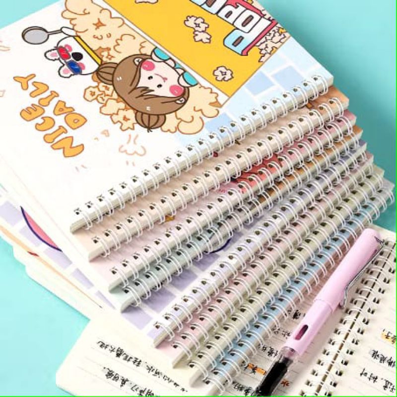 

Notebook A5 Ring Motif lucu Buku Catatan Jurnal