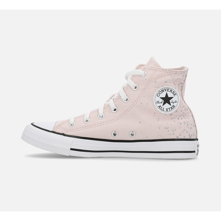Converse Chuck Taylor All Star Shiny Metallic Splatter Sparkle Hi Blush