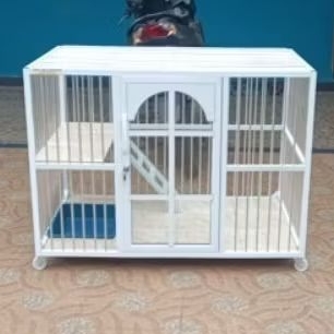 KANDANG HEWAN / KANDANG KUCING ALUMUNIUM P100 L60 T70 HANYA PALEMBANG
