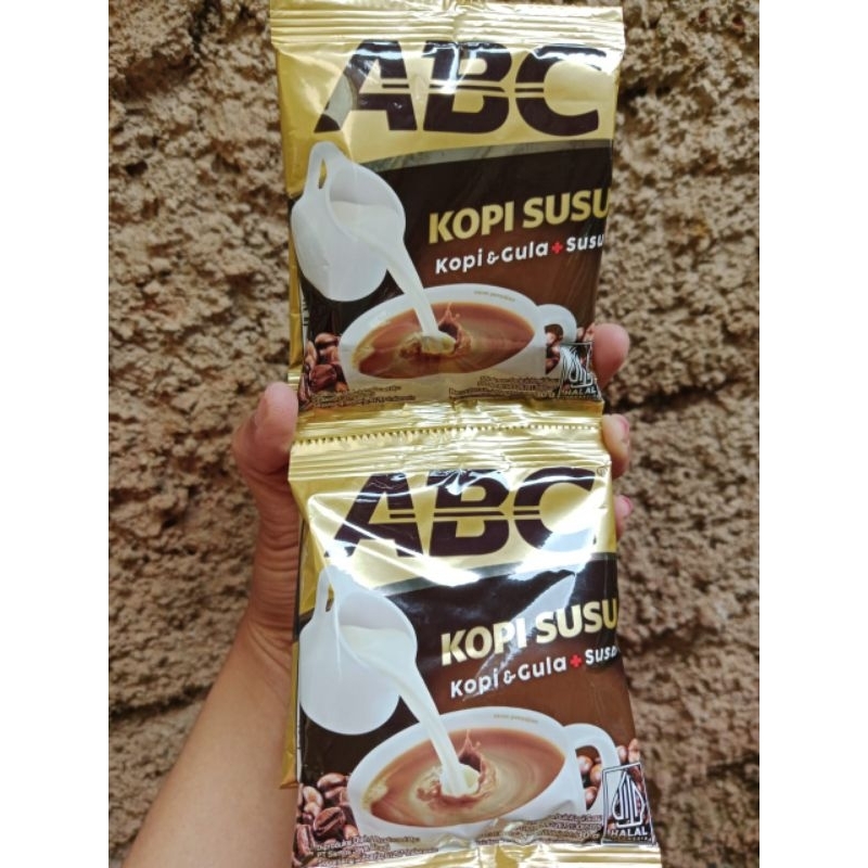

ABC Kopi Susu 1 Renceng isi 10 Sachet