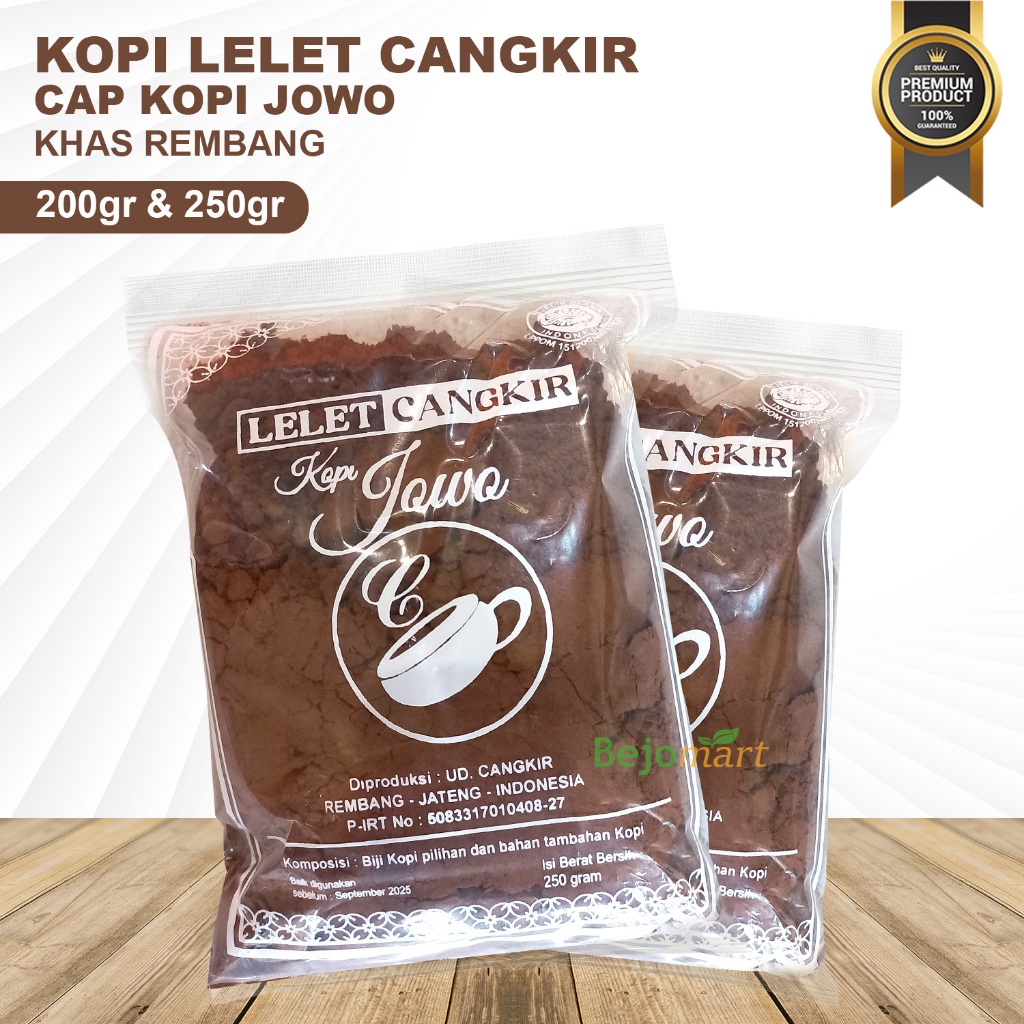 

Kopi Lelet Cangkir Jowo 250gr Khas Rembang