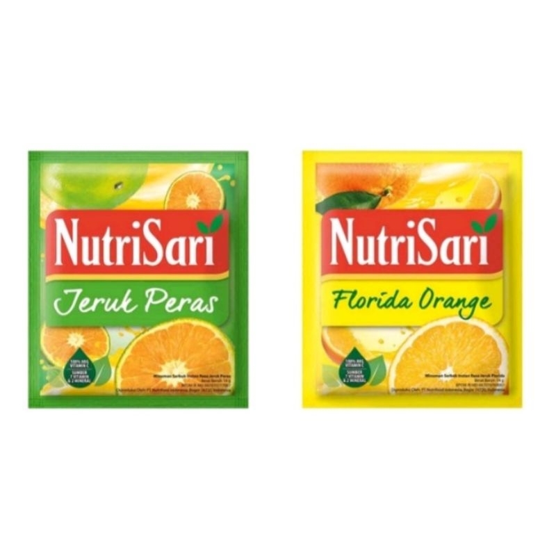 

NUTRISARI SACHET 14GR JERUK PERAS, FLORIDA ORANGE