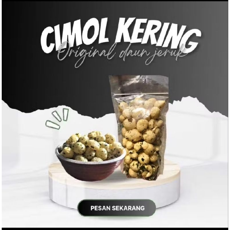

cimol kering original daun jeruk isi 100gram