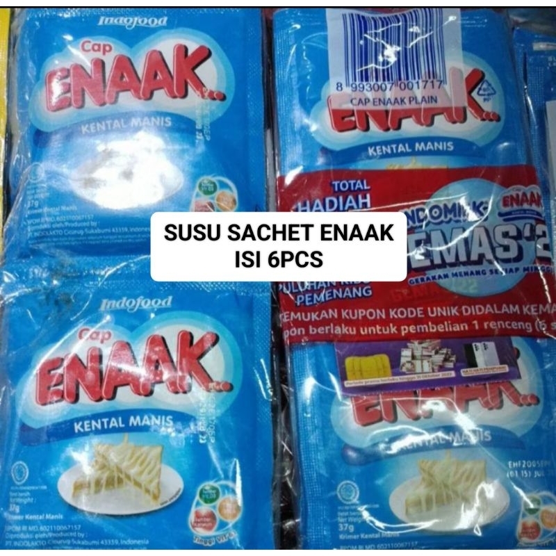 

Cap Enaak Kental Manis isi 6PCS