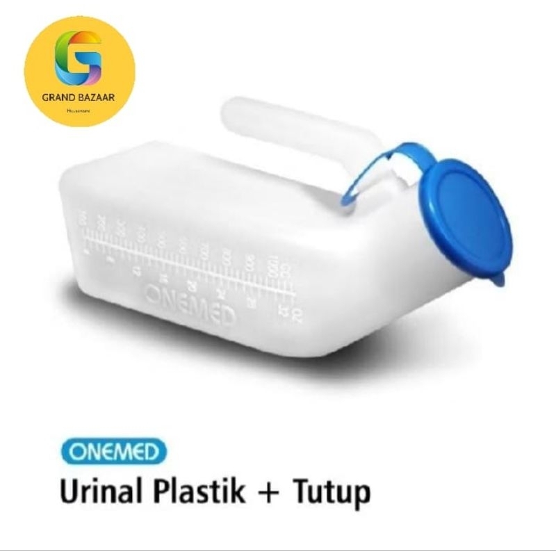 Pispot Urine Onemed 1000ml +tutup /pispot laki laki / pispot wanita(GBZ)