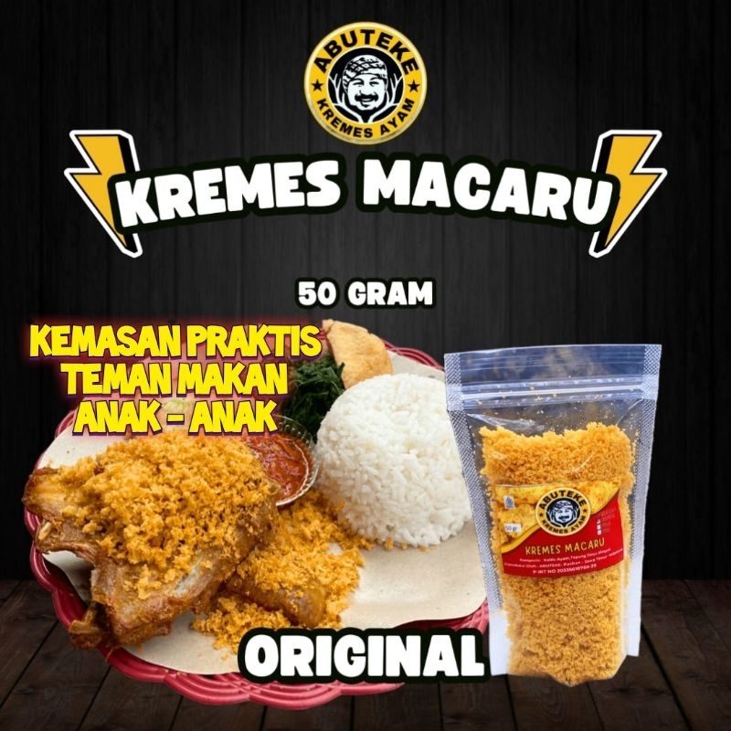 

Kremes Ayam Praktis Cocok Untuk Teman Makan Anak Anak Kremes Macaru 50 gram Original Kriuk Renyah