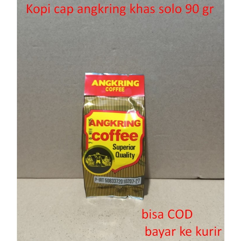 

Kopi cap angkring khas solo 90 gr
