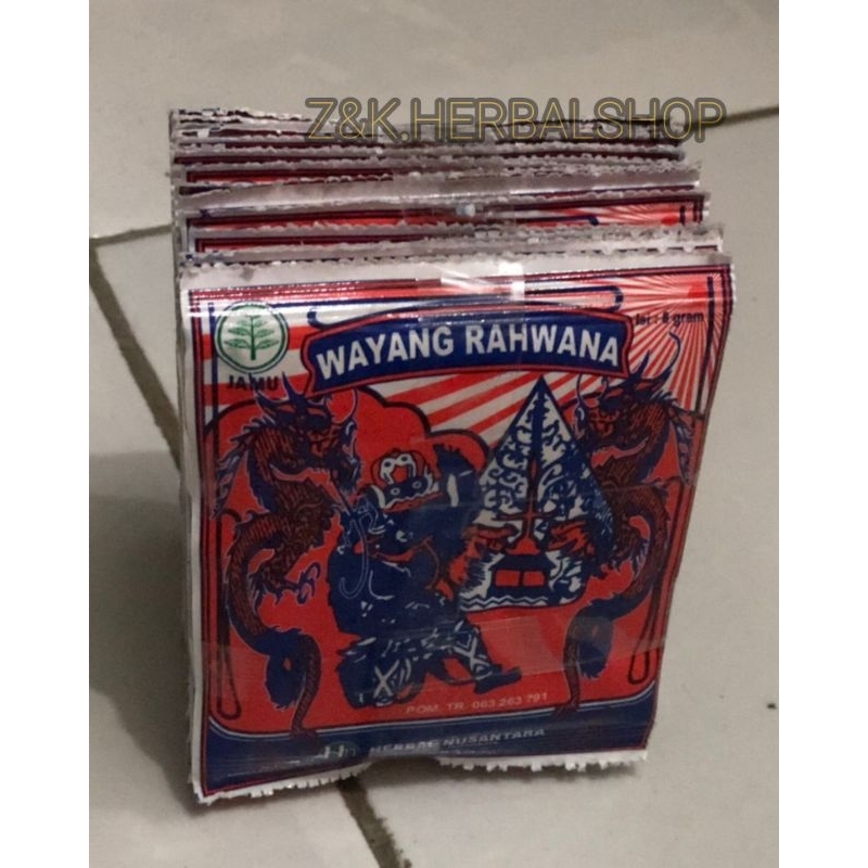 

JAMU WAYANG RAHWANA / HARGA 3 PCS