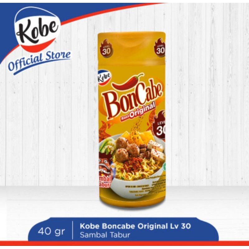 

Kobe BonCabe Sambal Tabur Level 30 Botol 40 g