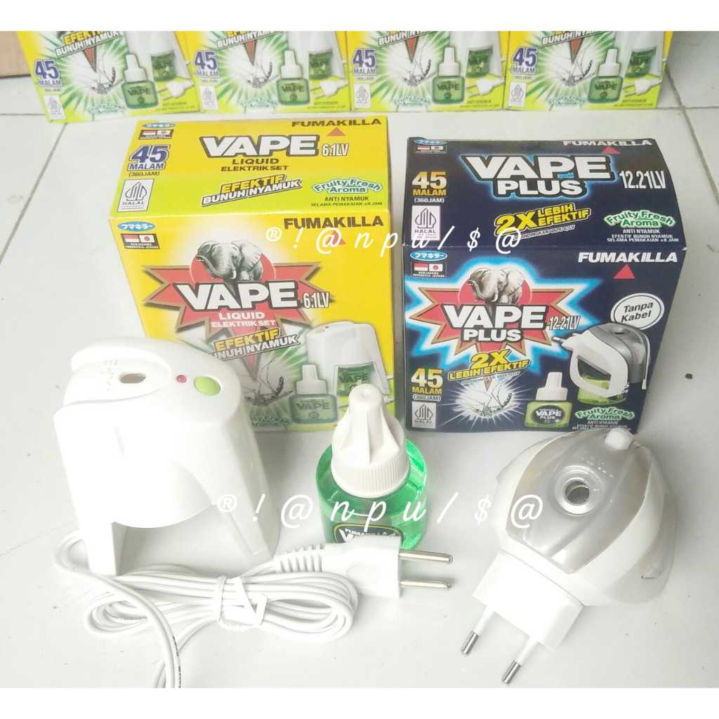 Fumakilla Obat Nyamuk Tanpa Kabel Vape Elektrik Kertas Liquid Fumakilla anti dbd alat set refill