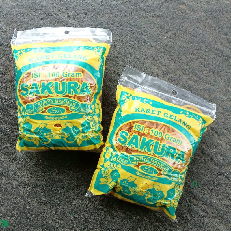 

Karet Kuning Karet Gelang Sakura 100gr ( Pak ) [ Original ]