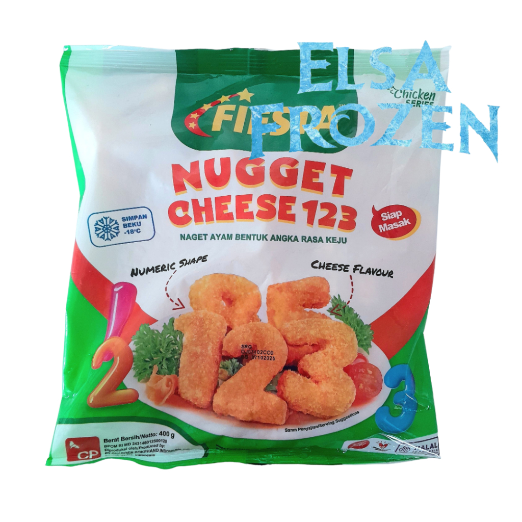 

FIESTA CHICKEN NUGGET CHEESE 123 400GR / NAGET KEJU