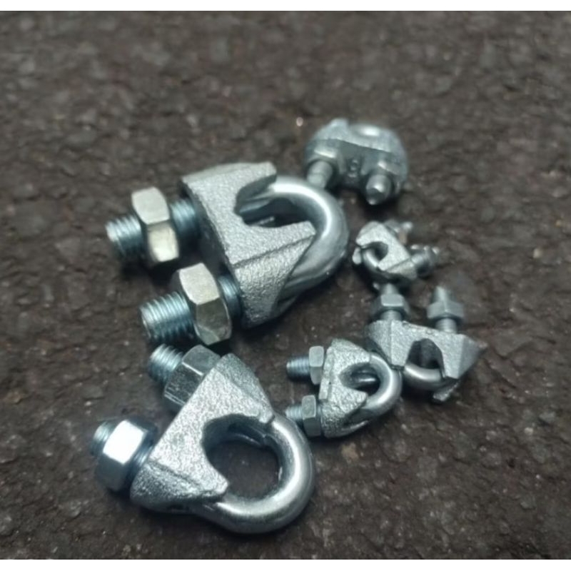 Klem Pengikat Tali Seling Baja 6 mm