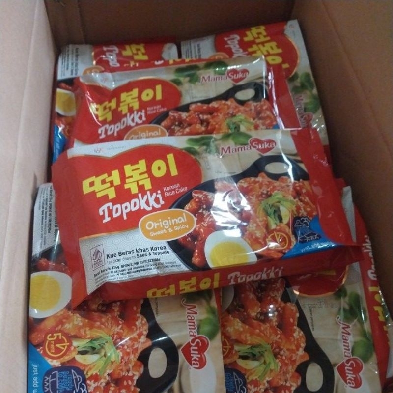 

topokki original 134g sweet and spicy korean