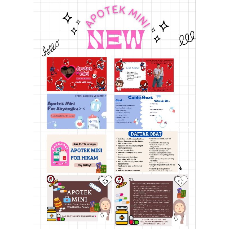 

CETAK STIKER/ DESAINN Apotek Mini