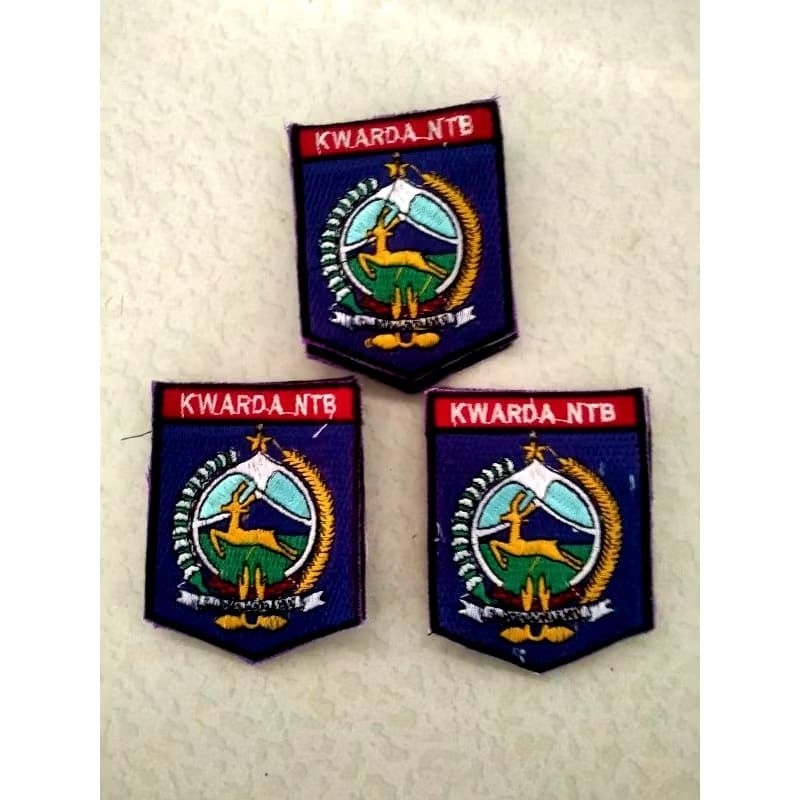 bet kwarda NTB/ bet pramuka NTB/ badge kwarda Nusa Tenggara Barat