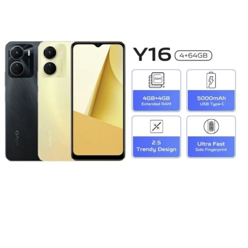 vivo y16 ram 4/64