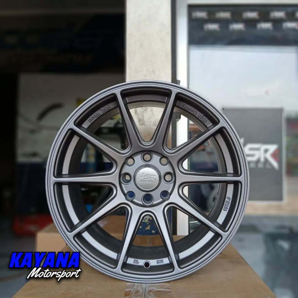 Velg Ring 16 Jazz, Mobilio, Yaris, Velg HSR Shinjuku R16 Lebar 7/8 HSR Wheel
