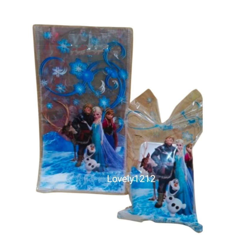 Plastik Snack Ulang Tahun Frozen 22x40 / Plastik Souvenir / Plastik Bingkisan Ulang Tahun Isi 10 Pcs
