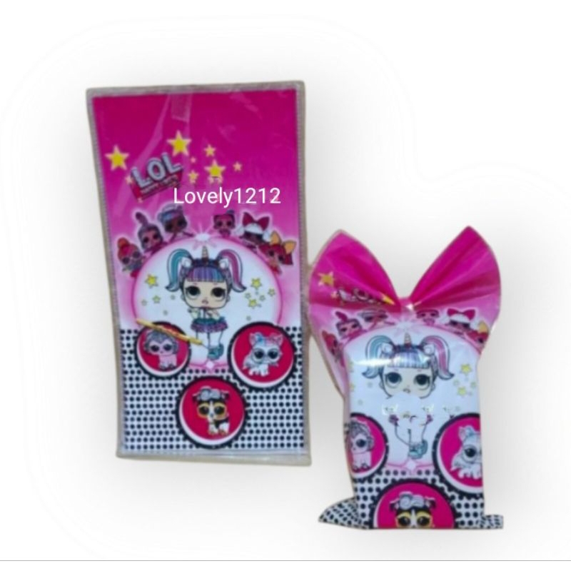 Plastik Snack Ulang Tahun LOL 22x40 / Plastik Souvenir / Plastik Bingkisan Ulang Tahun Isi 10 Pcs