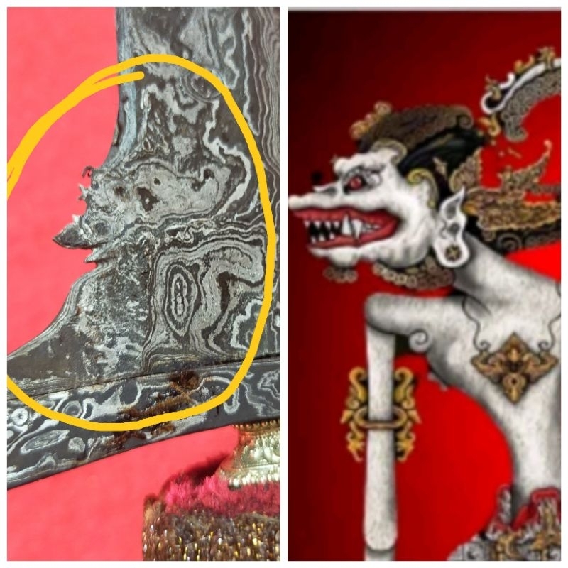 Keris Karno Tinanding Aigaba Autentik