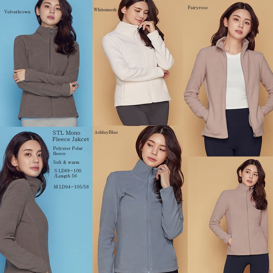 STL Mono Fleece Jacket - Jaket Polos Wanita Branded Original | ytl