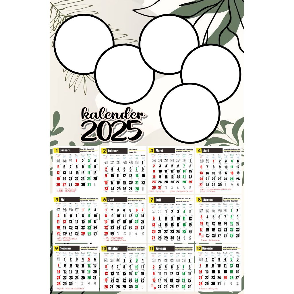 

Kalender 2025 custom motif aesthetic kpop