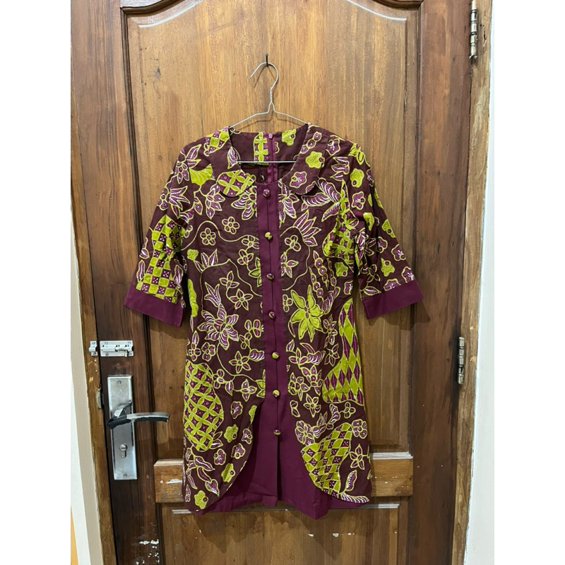 preloved midi dress batik