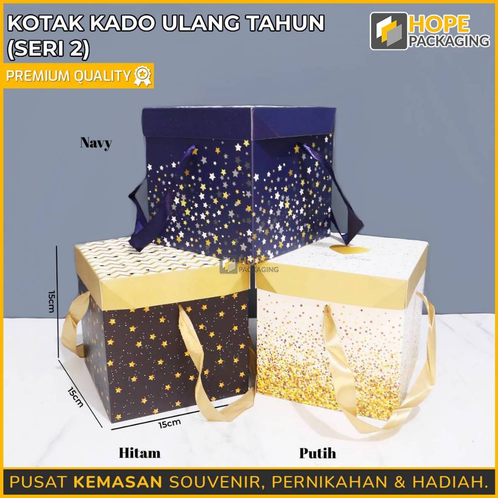 

Kotak Kado Ulang Tahun / Kotak Hampers / Gift Box Souvenir Ultah / Paper Box / Hampers Baby New Born / Box Jinjing / Paper Gift
