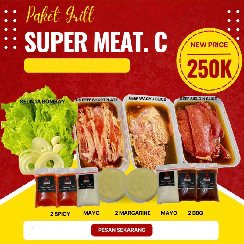

PAKET GRILL SUPER MEAT.C || PAKET BBQ || PAKET GRILL MURAH