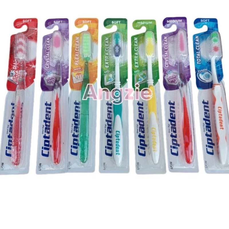 1 box sikat gigi ciptadent crystal clean 12pcs