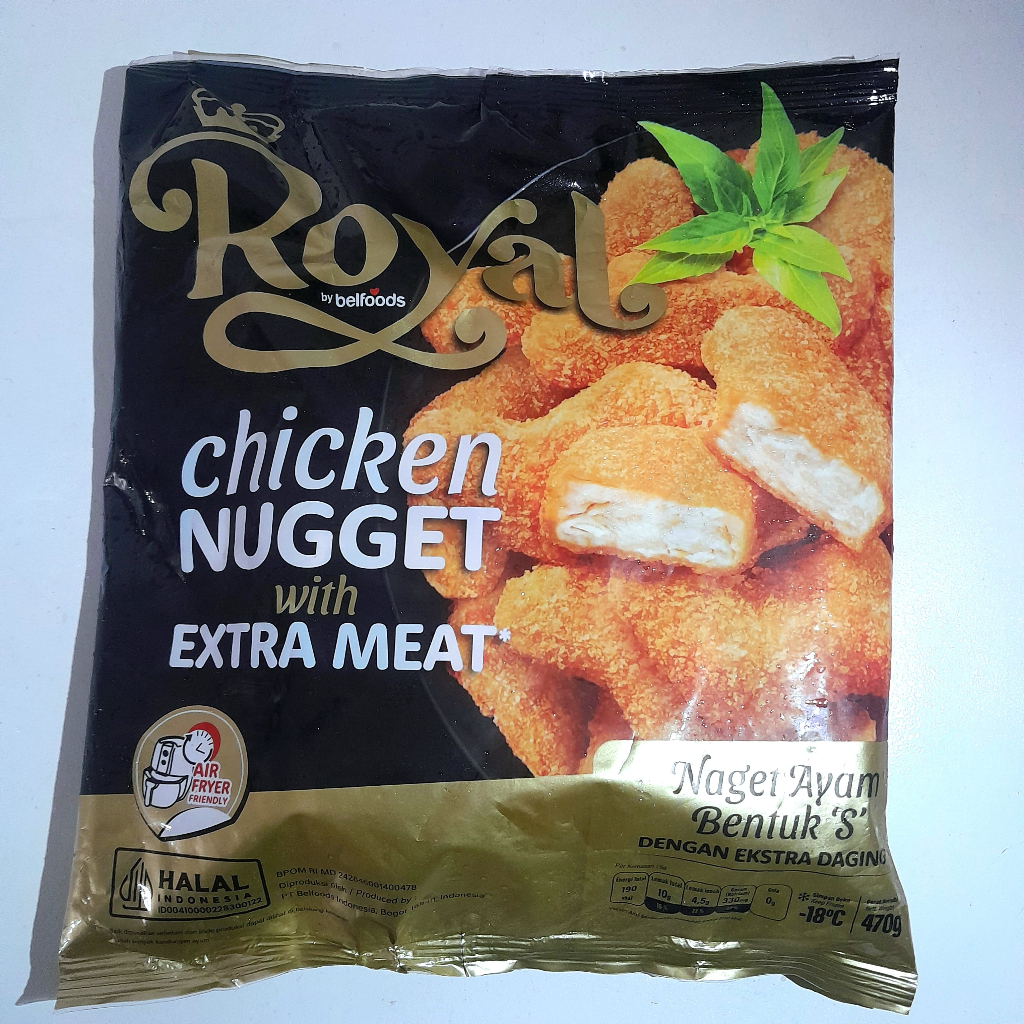 

BELFOODS royal chicken nugget S 470gr