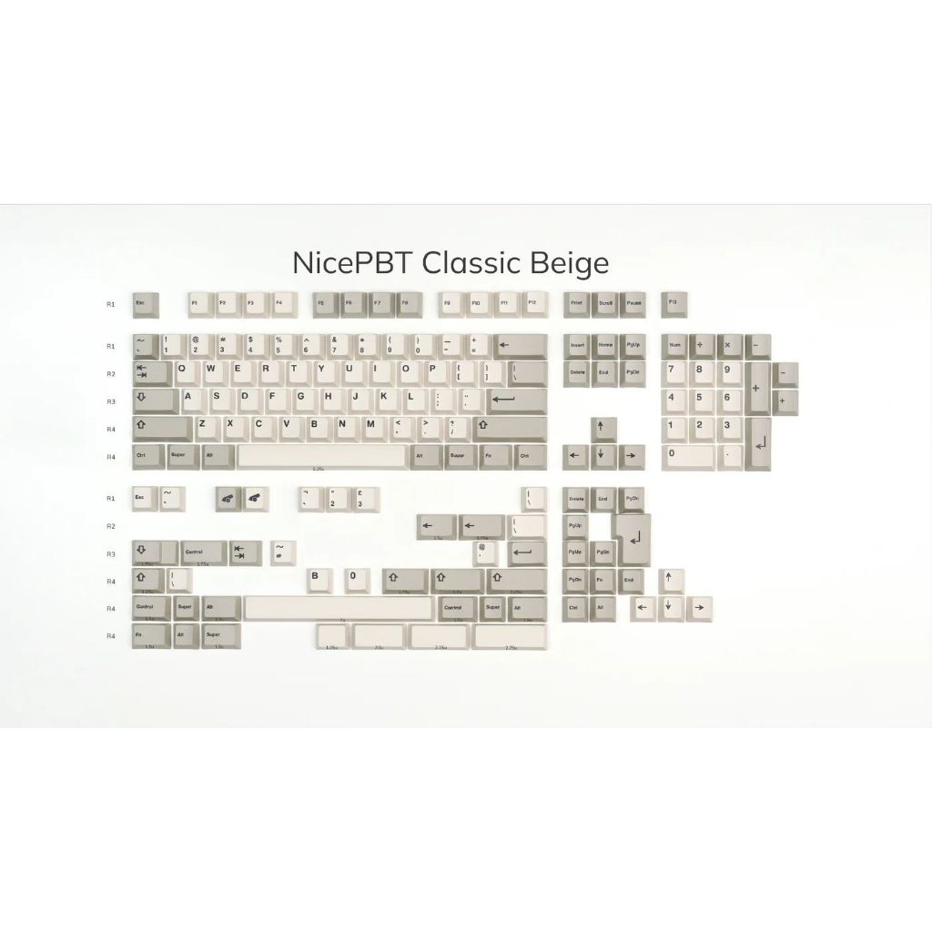 Keycaps Keycap Cannoncaps CannonKeys Nicepbt NPBT Classic Beige PBT Dyesub dye sub Cherry Profile Me