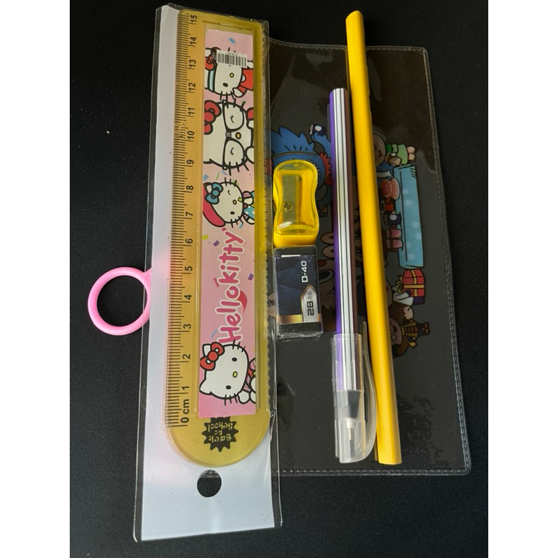 

Paket sekolah murah/paket pensil pulpen/paket penghapus penggaris