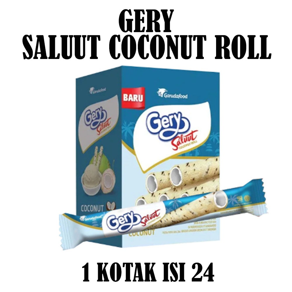 

GERY SALUUT COCONUT ROLL KOTAK ISI 24