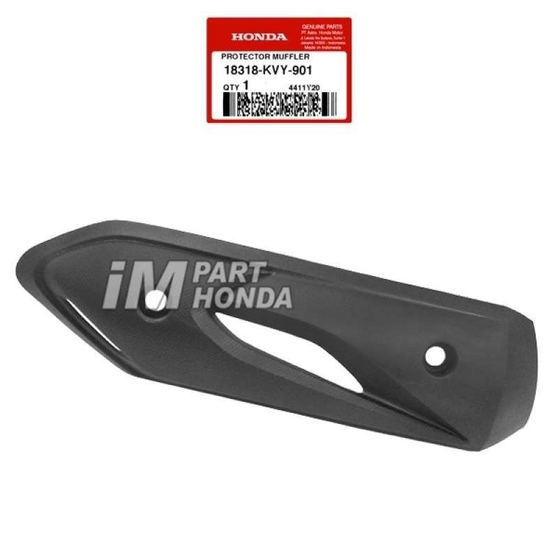 18318-KVY-901 Cover Tameng Tutup Knalpot Beat Karbu ORI AHM