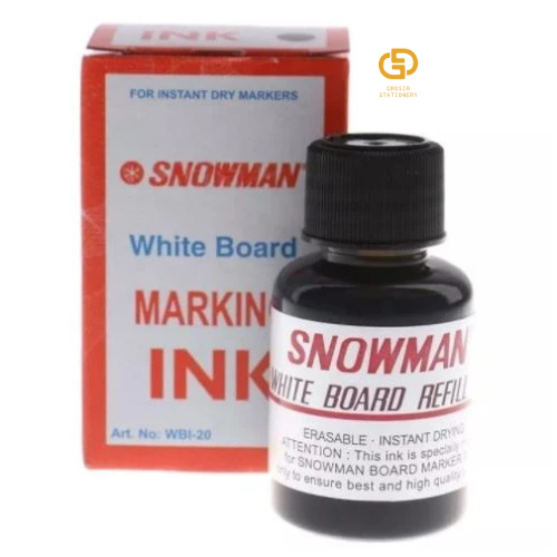 

REFILL / ISI ULANG TINTA SPIDOL WHITEBOARD SNOWMAN