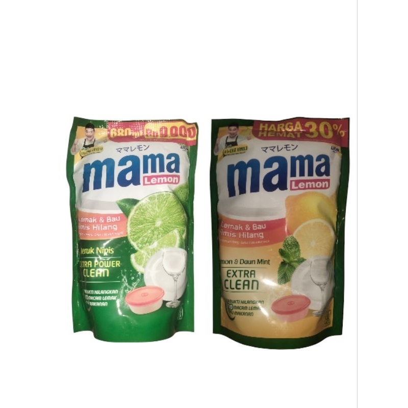 Mama lemon 680ml jeruk nipis & lemon + daun mint