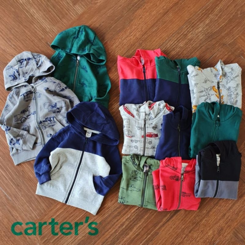 Jaket hoodie anak Carters Sweater Cardigan Branded Bayi dan Anak Laki-Laki Carter's