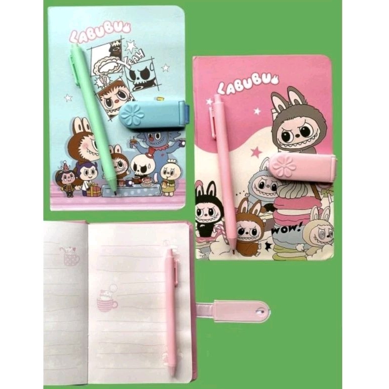 

BUKU DIARY/NOTES 32K-1085 LABUBU TEBAL