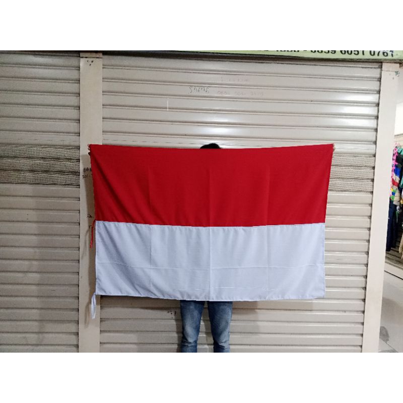 Bendera Merah Putih Ukuran 90 X 135 bahan katun